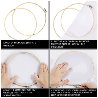 DIY Embroidery Stitchou Practice Kit Handmade Embroidery Starter for Beginner Hand Stitchou Embroidery Skill Techniques