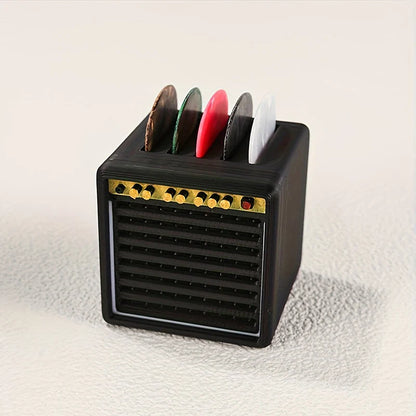 Support de plectres de guitare Portable imprimé en 3D, avec tiroir, étanche à l'eau et à la poussière, organisateur de plectres, rangement et affichage de cadeaux, 1x3D