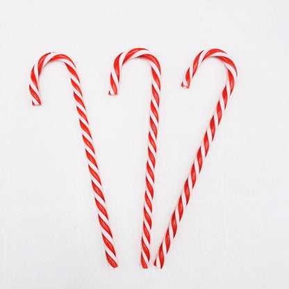 Cannes à bonbons de Noël en acrylique, pendentif béquille torsadé pour arbre de Noël, décorations de Noël pour le Nouvel An, ornements, cadeaux