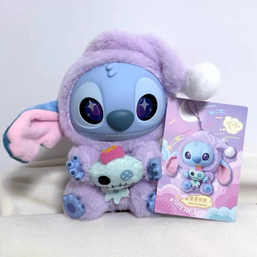 Stitch Eat Before Sleep Plush Series Blind Box Cute Vinyl Doll Ornament Pendant MysteryBox Surprise Toy Gift