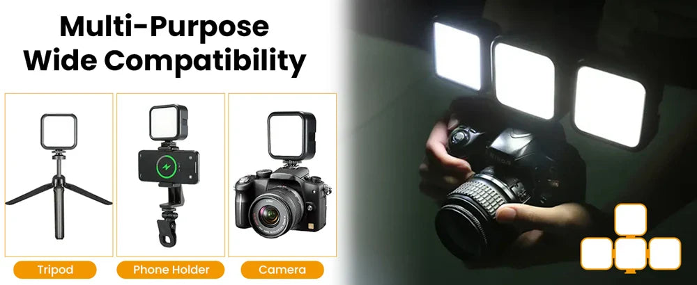 LED Photo Studio Light for Tiktok Youbute Game Live Video Fill Lighting Portable Camera Video Recording Photography Panel Lamp