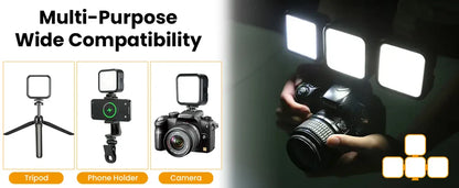 LED Photo Studio Light for Tiktok Youbute Game Live Video Fill Lighting Portable Camera Video Recording Photography Panel Lamp