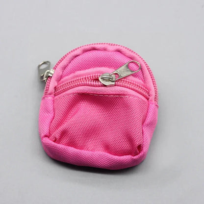 Labubu Doll Canvas Backpack Simulation Pet Bag for 15/17cm Dolls Cute Doll Accessories