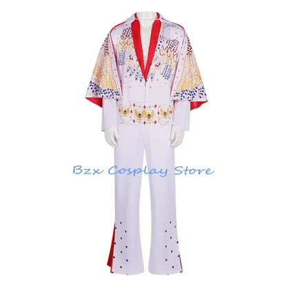Costume de cosplay Le Roi pour homme, uniforme de rocker, tenue de carnaval, d'Halloween