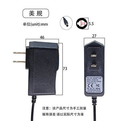 Adaptateur d'alimentation pour pédale de guitare, 9V DC 1A, anneau magnétique à faible bruit, prise US EU UK AU, 3 voies, 4 voies, 5 voies, 6 voies, 8 voies