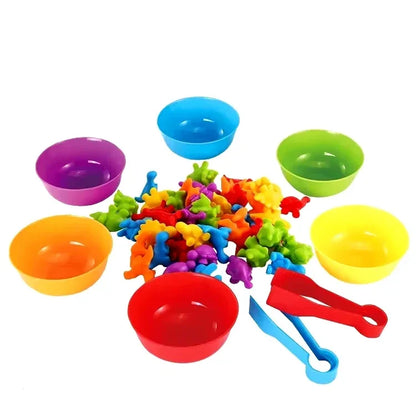 Jouets de comptage d'éveil pour enfants, jouets de Montréal, outils pédagogiques, jouets de Classification cognitive familiale