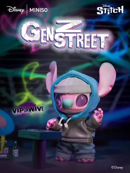 Stitch Genz Street Series Blind Box Cute Doll Backpack Pendant Children'S Toy Exquisite Model Ornament Surprise Mystery Box Gift