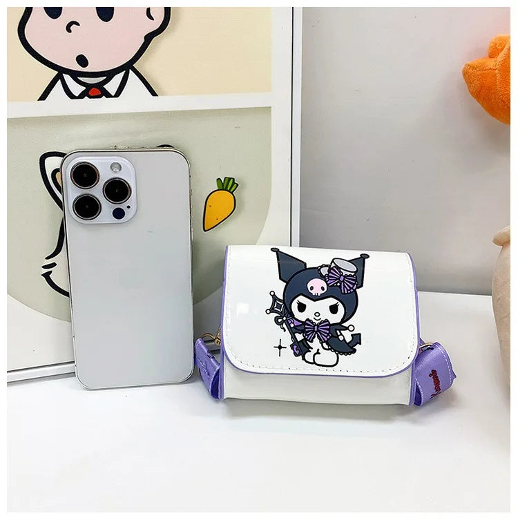 Sacs à bandoulière mignons Anime Kuromi Stitchou Filles Femmes Sac de marque de luxe Sacs mini designer de haute qualité Cadeaux