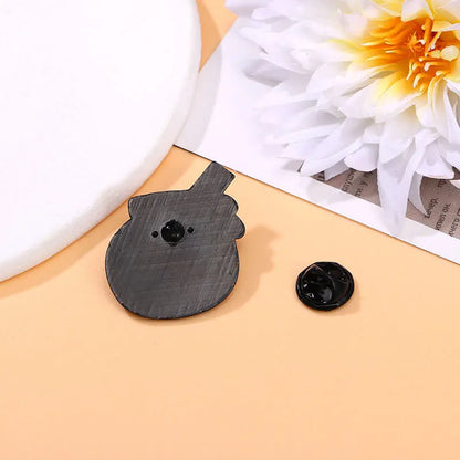 Broche en émail chat de dessin animé mignon, 4 pièces, Animal créatif, cadeau de saint-valentin, épingle à revers, Badge, sac à dos, vêtements, accessoires de chapeau