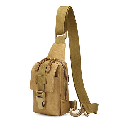 Petit sac de poitrine de Camouflage antivol pour l'extérieur, sac à bandoulière de randonnée en Nylon pour chasse, pêche, Camping, Cycking