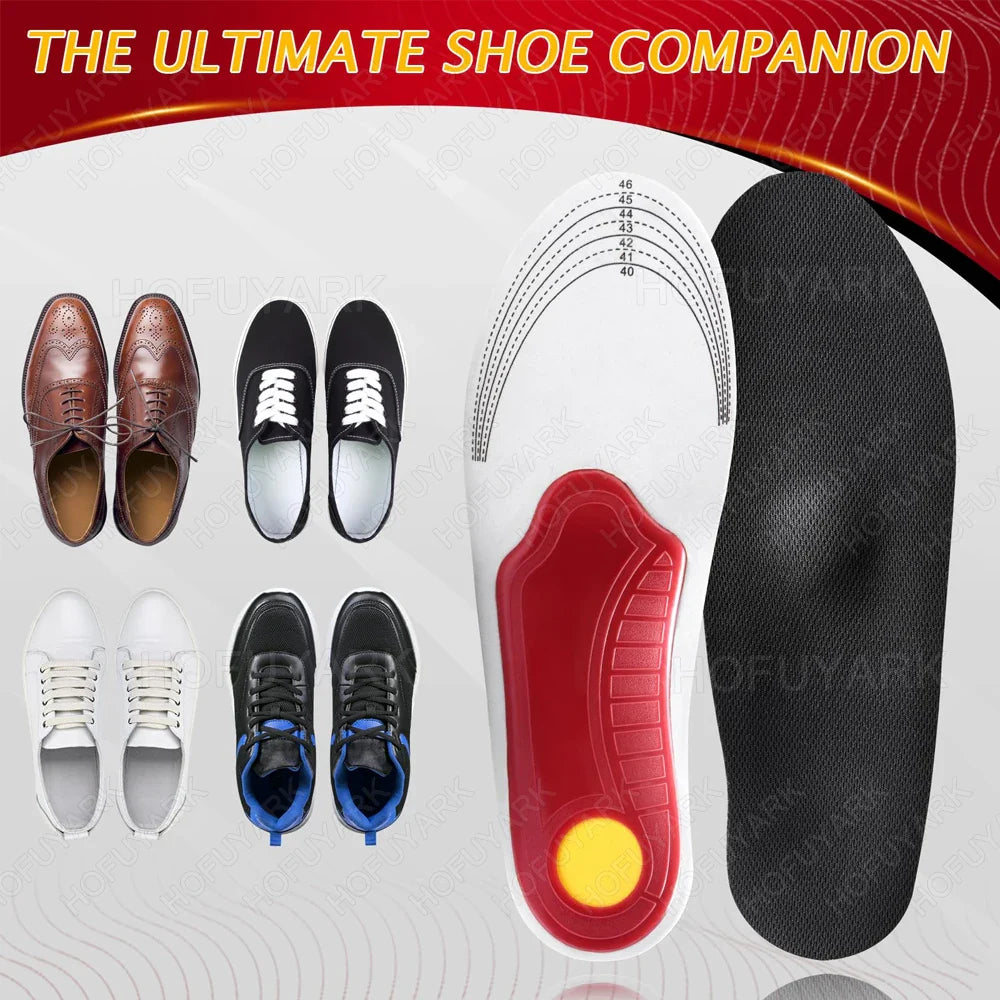 Semelle orthopédique hommes Soutien de la voûte plantaire haute Pied plat Semelles orthopédiques pour les pieds Soulager la pression Fasciite plantaire Soulagement de la douleur Semelle de chaussure
