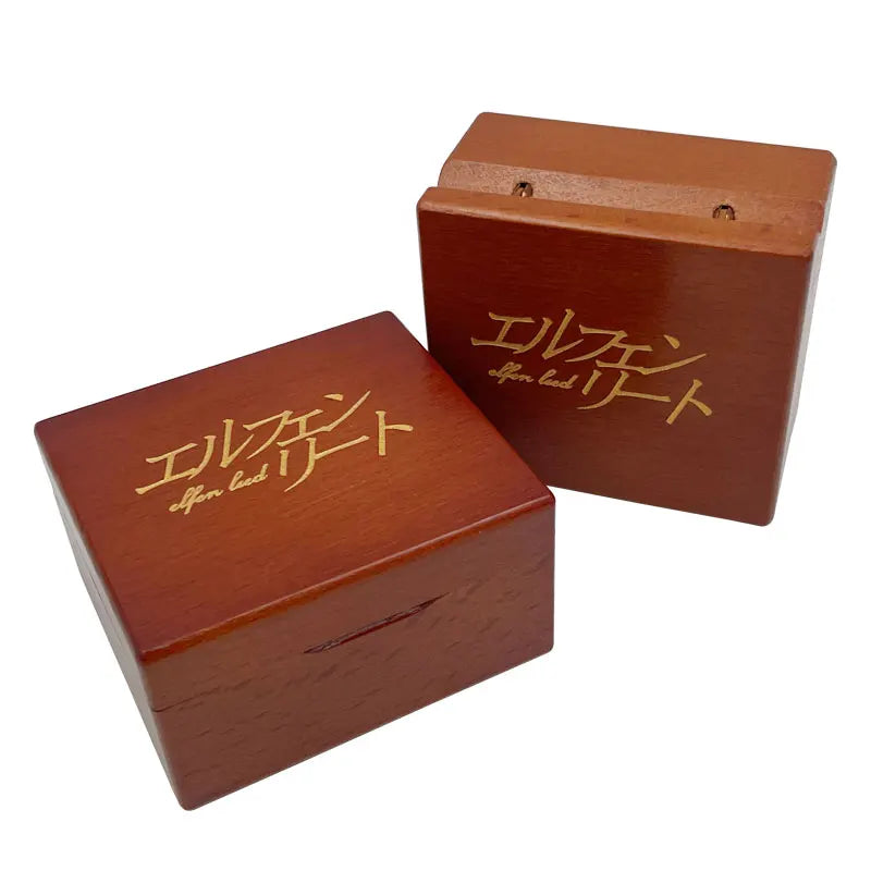 Elfen Lied Music Box, Laser Engraving, Lilium Wooden Musical Song, Antique Gift for Valentine's Day, New Year, Christmas, Birthday