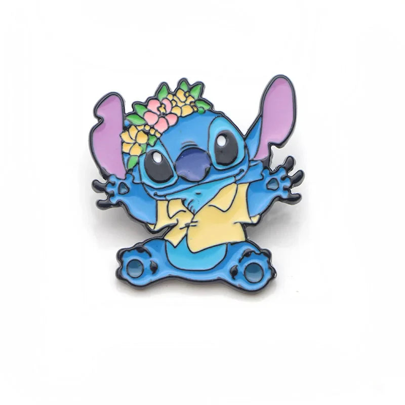Stitch Enamel Pin Lapel Pins Badges on Backpack Brooches for Clothes Women's Brooch Cool Jewelry Accessories Gifts