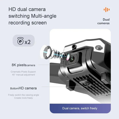 Drone G6 extérieur 5G professionnel 8K HD, photographie aérienne omnidirectionnelle pour éviter les obstacles, Distance Quadrotor 10000M