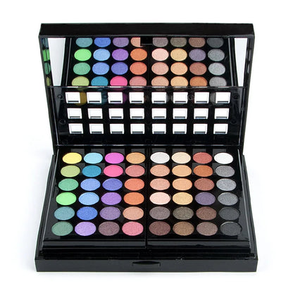 Boîte de maquillage pour femmes, combinaison de fard à paupières mat, rouge à lèvres, Eyeliner, correcteur, poudre, Maquiagem avec boîte en aluminium