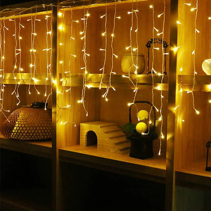 8 Modes USB bâton de glace lumière chaîne fête de mariage lumière LED guirlande intérieure maison festival fête jardin chambre rideau décoration