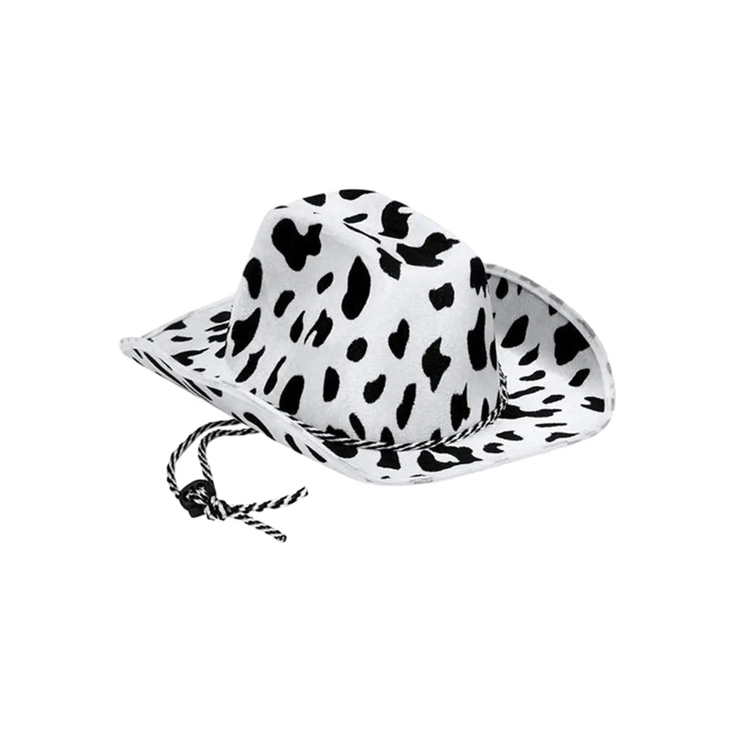 Lightweight and Sturdy Cow Print Cowboy Hat, Costume Accessories for Cowboy, Halloween Themed Parties, Stage