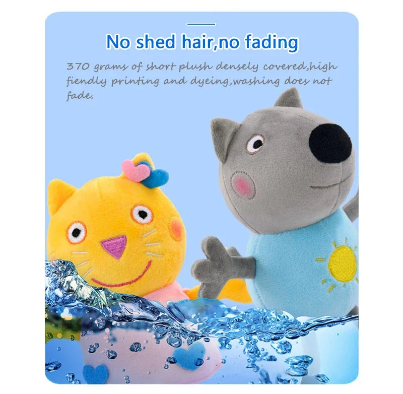 28Cm Peppa Pig Plush Toy Peppa Forever Friends Bigger Edmund Elephant Pedro Pony Suzy Sheep Zoe Zebra Room Kids Birthday Gift
