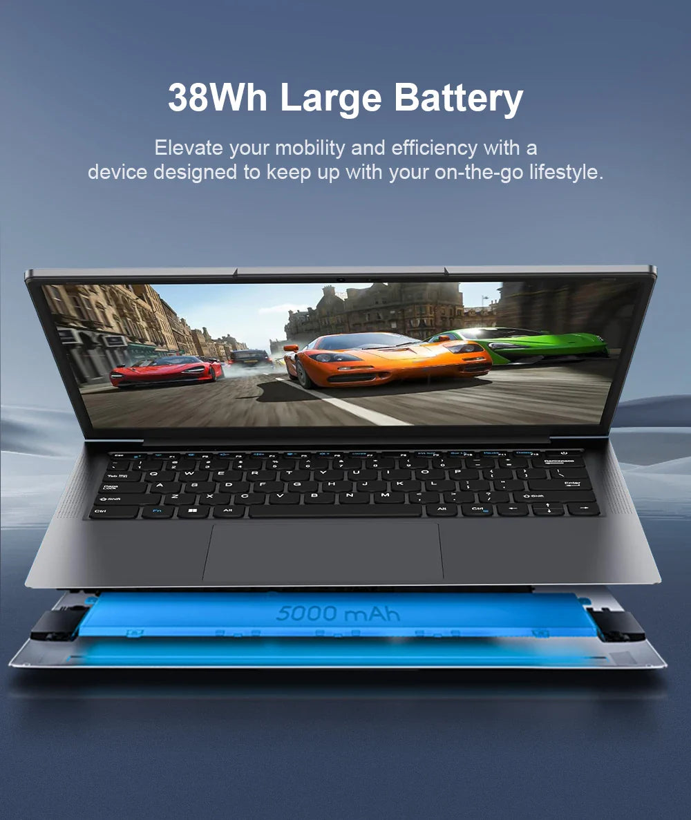Ninkear X14 Laptop 14 Inch 2160*1400 IPS 2K Screen Intel core m3-8100Y 16GB 512GB Windows 11 General Use Productivity Notebook
