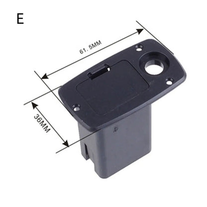 Boîtier de batterie de remplacement 9V pour micro de guitare acoustique et basse, support en plastique robuste, accessoire idéal pour les musiciens