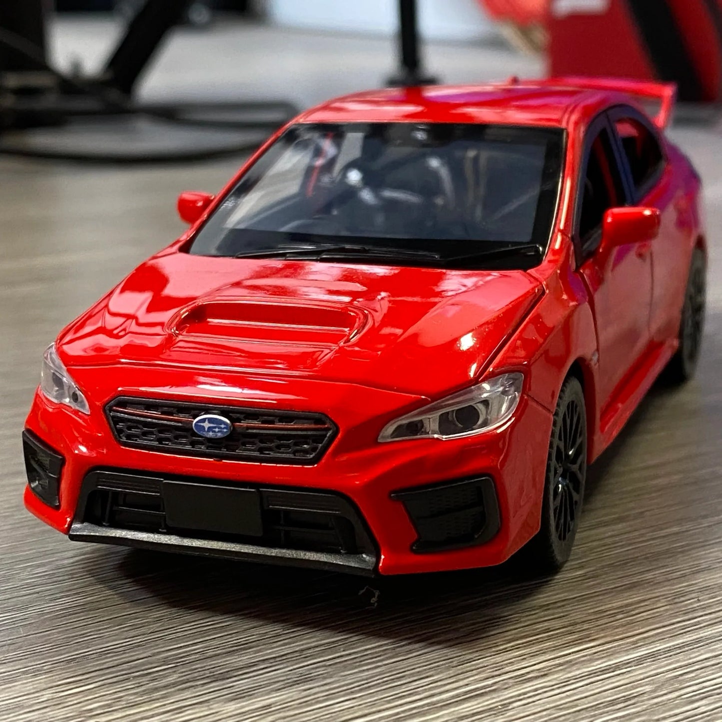 1:30 Subaru Impreza WRX STI 2020 supercar alliage moulé sous pression modèle accessoires de voiture ornements intérieurs de voiture saint valentin pour ami