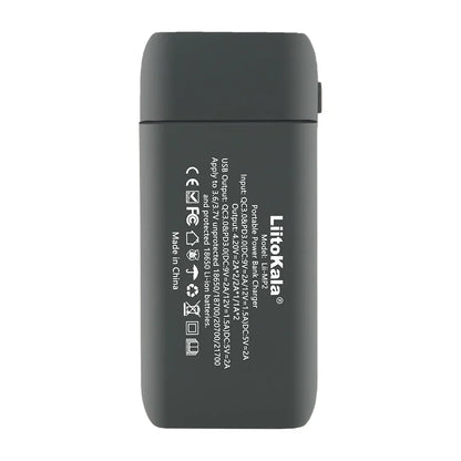 LiitoKala Lii-MP2 Portable Power Battery Charger LCD USB Type-C Input for 18700 20700 21700 18650 Batteries