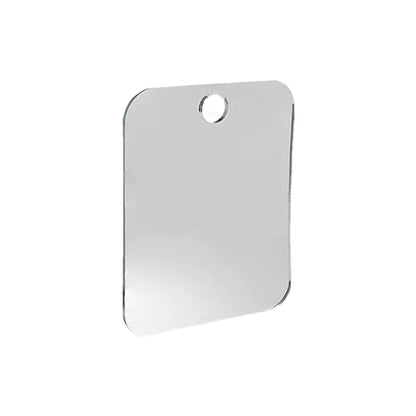 Miroir acrylique Flexible autocollants Anti-buée miroir de douche auto-adhésif ovale Rectangle carré maquillage miroir autocollant décor à la maison