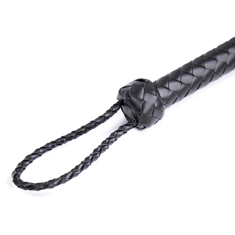 Fouet d'équitation avec glands en cuir de vachette, poignée en cuir, fouet de dressage, fouet de culture, pagaie slared, violet, noir, 68cm