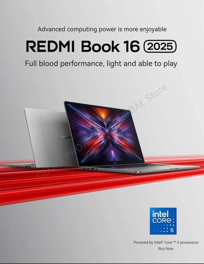 Original Xiaomi Redmi Book 16 2025 intel i5-13500H 32Go 1To Écran 16 pouces 2.5K 120Hz
