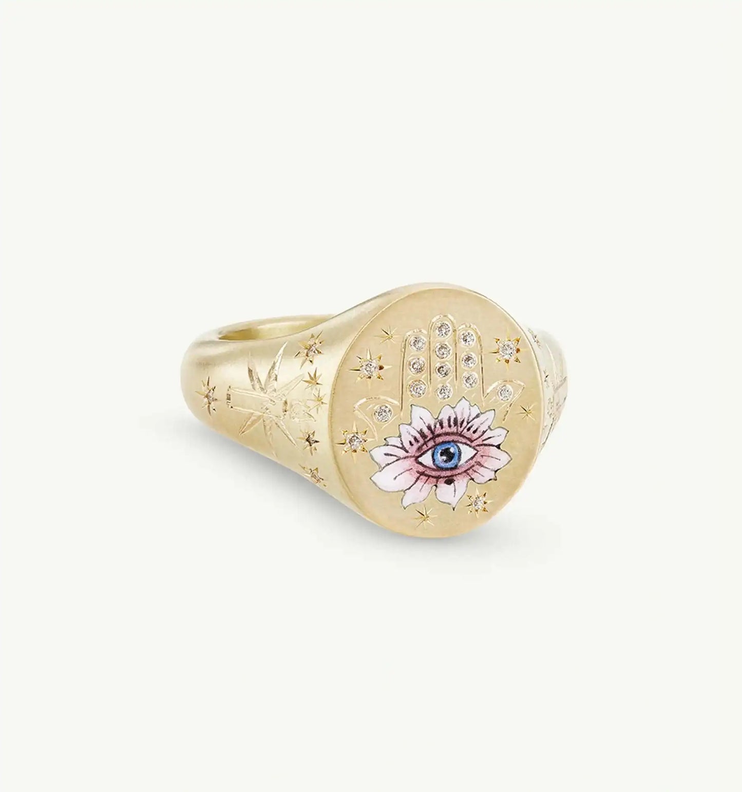 Fashionable and popular stainless steel painted ring, for Valentine's Day, Lion, Mermaid, Love, gold plated, women's jewelry, тильц®