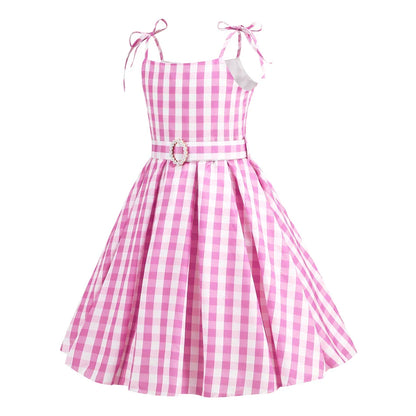 Robe de Cowgirl pour filles de 2 à 12 ans, Costume Barbei pour tout-petits, tenue de Cosplay, vêtements d'halloween