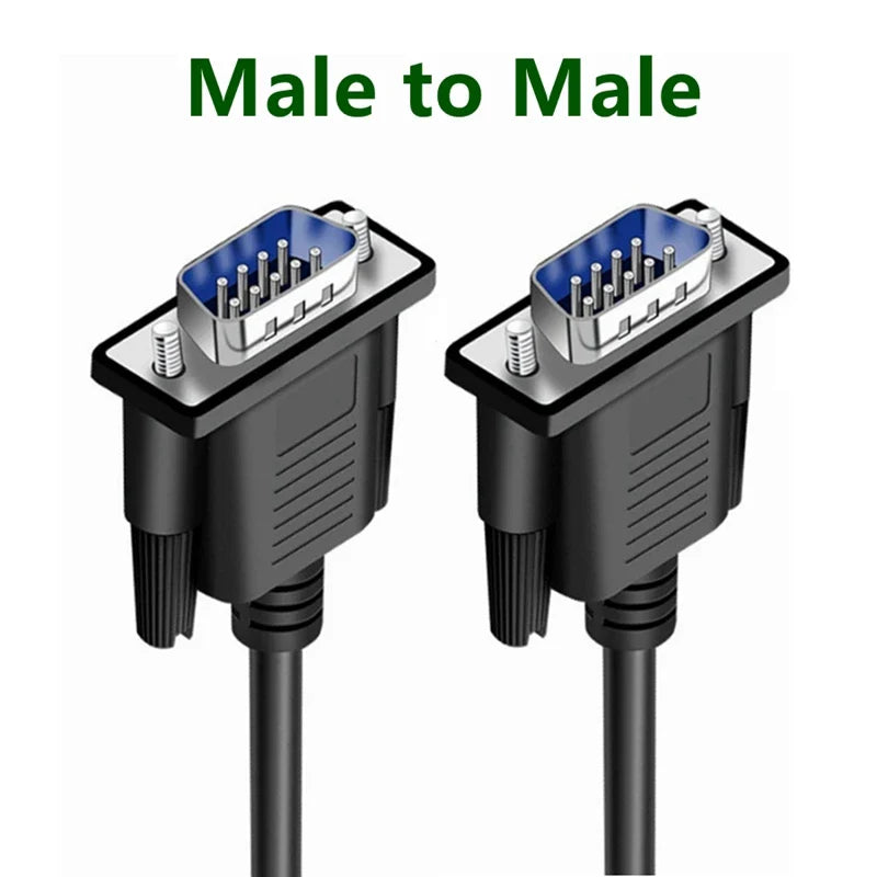 Db9 Serial port Line Rs232 cable Connecting Line Adapter Male To Male/female cross Data Line Extension Cable Jack Adapter 1m-20m