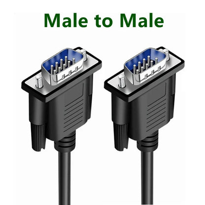 Db9 Serial port Line Rs232 cable Connecting Line Adapter Male To Male/female cross Data Line Extension Cable Jack Adapter 1m-20m