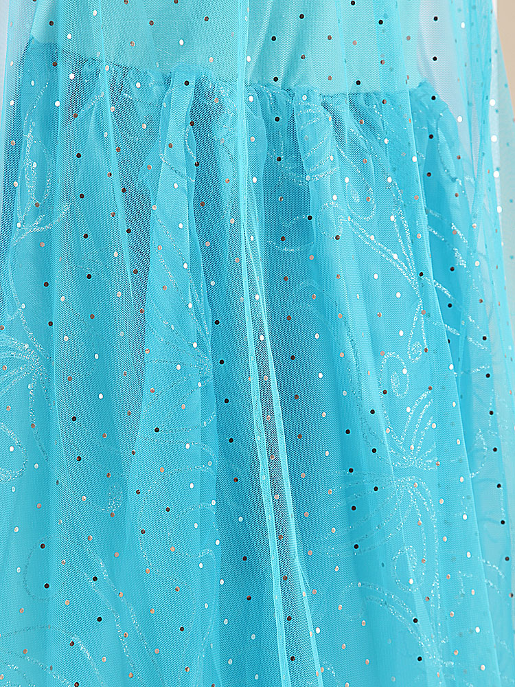 Costume Elsa pour filles 2025 Blanc Paillettes Fête Carnaval Vêtements Enfants Halloween Cosplay Robe Princesse Elsa Reine des Neiges
