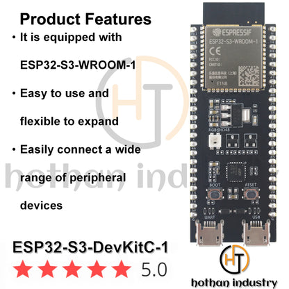 (1PC) 100% NOUVEAU ESP32-S3-BOX-3 ESP32-S3-BOX-3B AIOT Module de Kit de Développement d'Application 2.4 GHz Wi-Fi + Bluetooth 5