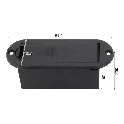 Pour les performances musicales boîtier de batterie 9V boîtier de batterie de basse conception conviviale fonctionnalité longue durée pour guitare basse