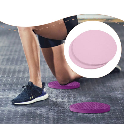 2Pcs Yoga Knee Pads 7inch Dia Portable Yoga Cushions Anti Slip Exercise Protection Cushions for Pilates Plank Home Fitness