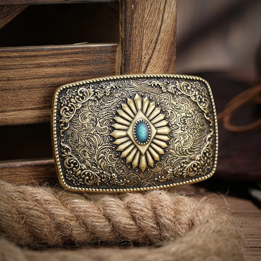 Boucle de ceinture western initiale vintage-Cowboy Rodeo argent grande boucle de ceinture pour hommes femmes
