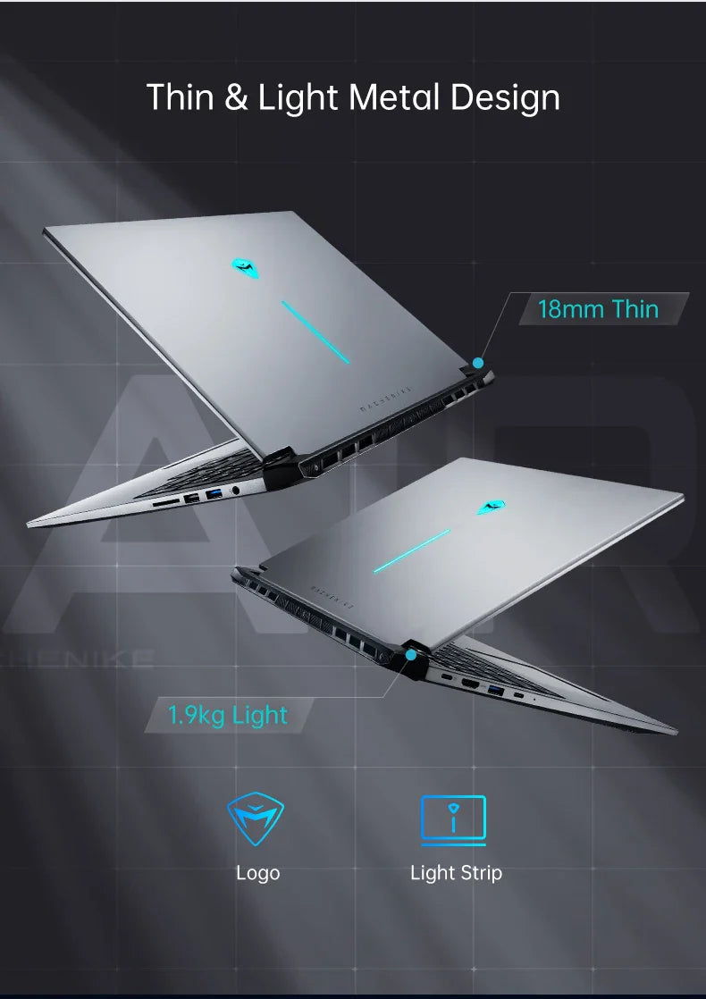 Pre Sale Machenike Laptop Light 16 Air intel core i7 13620H 16‘’ 2.5K 100%SRGB 120Hz 16G RAM DDR5 512G SSD Russian Keyboard