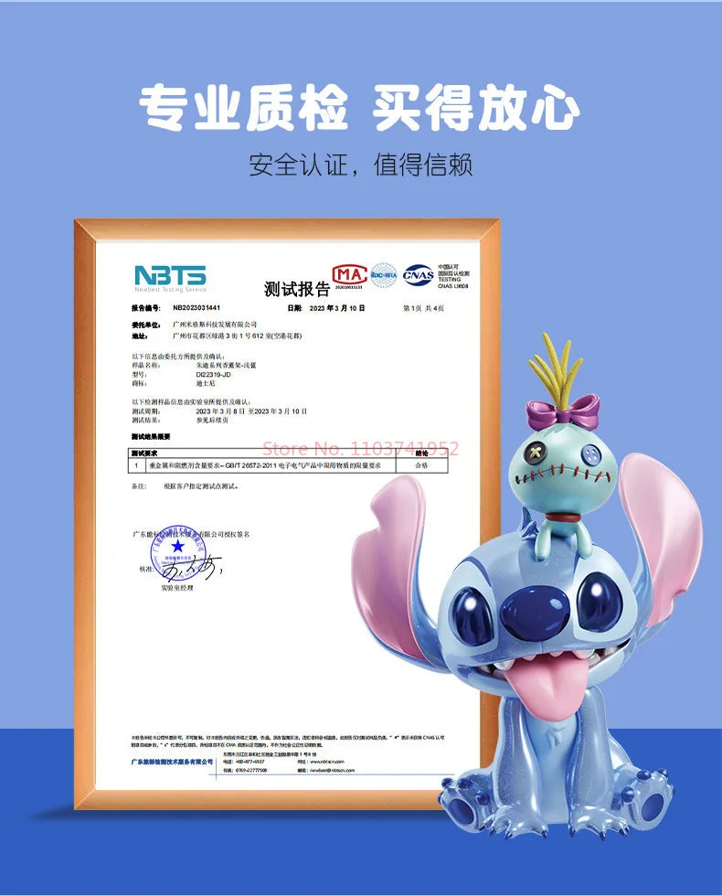 En stock Personnages Stitch Aromathérapie Voiture Montée Décoration Sortie d'air Décoration Intérieure Dessin Animé Décoration Voiture Jouet Cadeau Kawaii