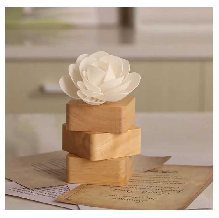 Aromatherapy Diffuser Home Decor Car Flower Diffusers Bathroom Aromatic Freshener Perfume Beige Desk Office Decors