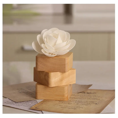 Aromatherapy Diffuser Home Decor Car Flower Diffusers Bathroom Aromatic Freshener Perfume Beige Desk Office Decors