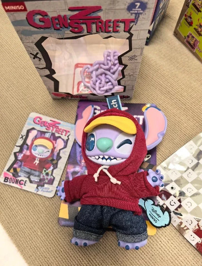Stitch Gen Z Street Series Boîte Mystère Vinyle Poupées Mode Mignonnes Cadeaux d'Anniversaire