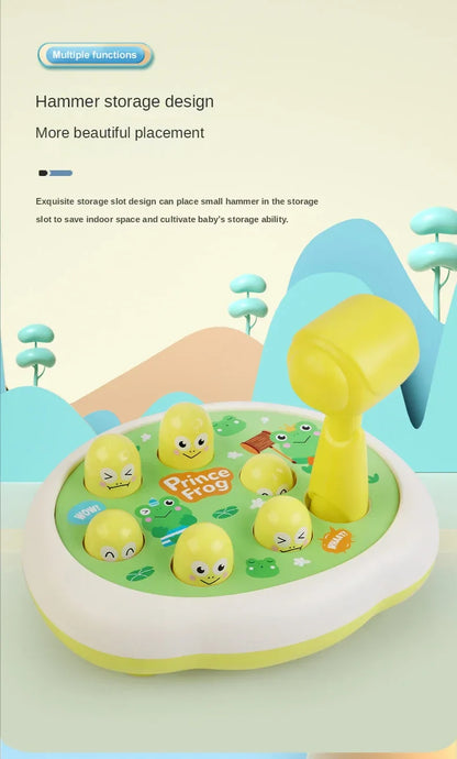 Dessin animé whac-a-taupe Montessori bébé jouet enfant en bas âge cadeau d'anniversaire éducatif thème Animal jeu de frappe Parent enfant jeu de société garçon