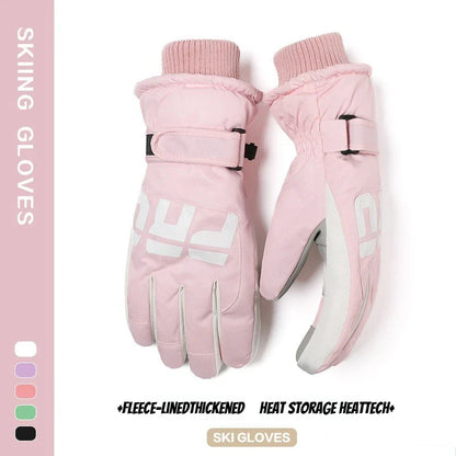 Gants de cyclisme d'hiver, antidérapants, au toucher, pour Ski, accessoires de Snowboard, poche étanche, chauds pour hommes et femmes