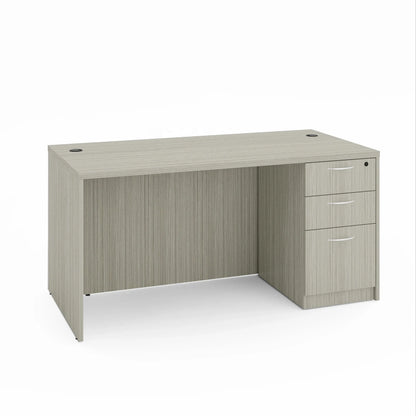 Bureau d'étude rectangulaire en bois, bureau d'écriture sur pied, Table de bureau avec serrures, tiroirs, Table d'ordinateur