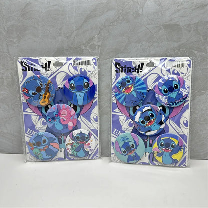 Stitch Lilo & Stitch Badge DIY Décoratif Étain 44mm ACG Articles Doux Bouton Épingles Icône Broche Revers Sac À Dos Badge Accessoires