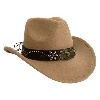 Chapeau de Cowboy occidental Vintage, chapeaux de Cowboy occidentaux classiques, chapeaux de Cowgirl de Cowboy de Style occidental pour voyage pêche randonnée été