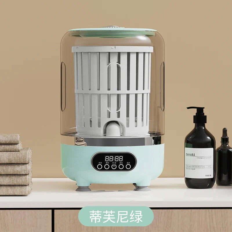 Portable Mini Washing Machine With High Speed Spin Dryer Energy Saving And Multifunctional For Camping Travel Dormitory Use