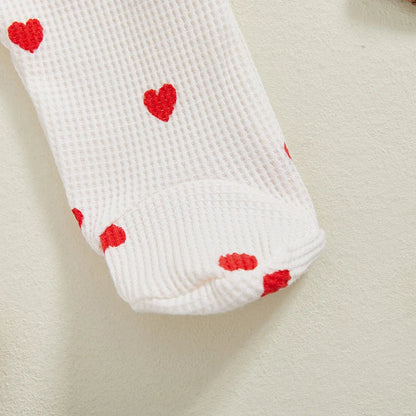 Tregren - Combinaison pour nouveau-né fille, pyjama à volants, fermeture éclair, avec bande de sauna